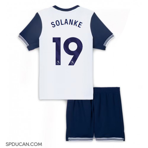 Dječji Nogometni Dres Tottenham Hotspur Dominic Solanke #19 Domaci 2024-25 Kratak Rukav (+ Kratke hlače)